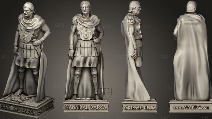 Hannibal Statue 3d stl модель для ЧПУ